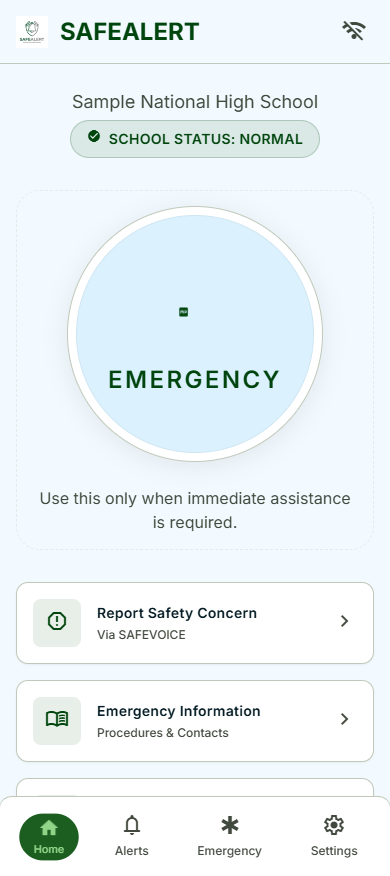 SAFEALERT PH teacher app